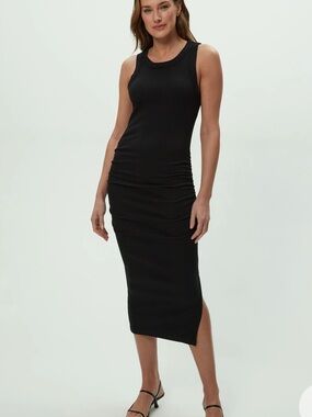 NWT Michael Stars Wren Ribbed Midi Dress